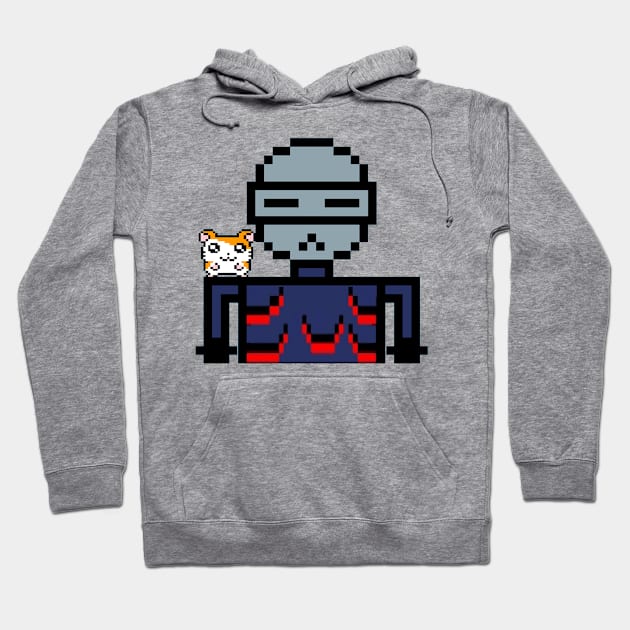 Bored Robo Punk#9 Hoodie by JeanPixel